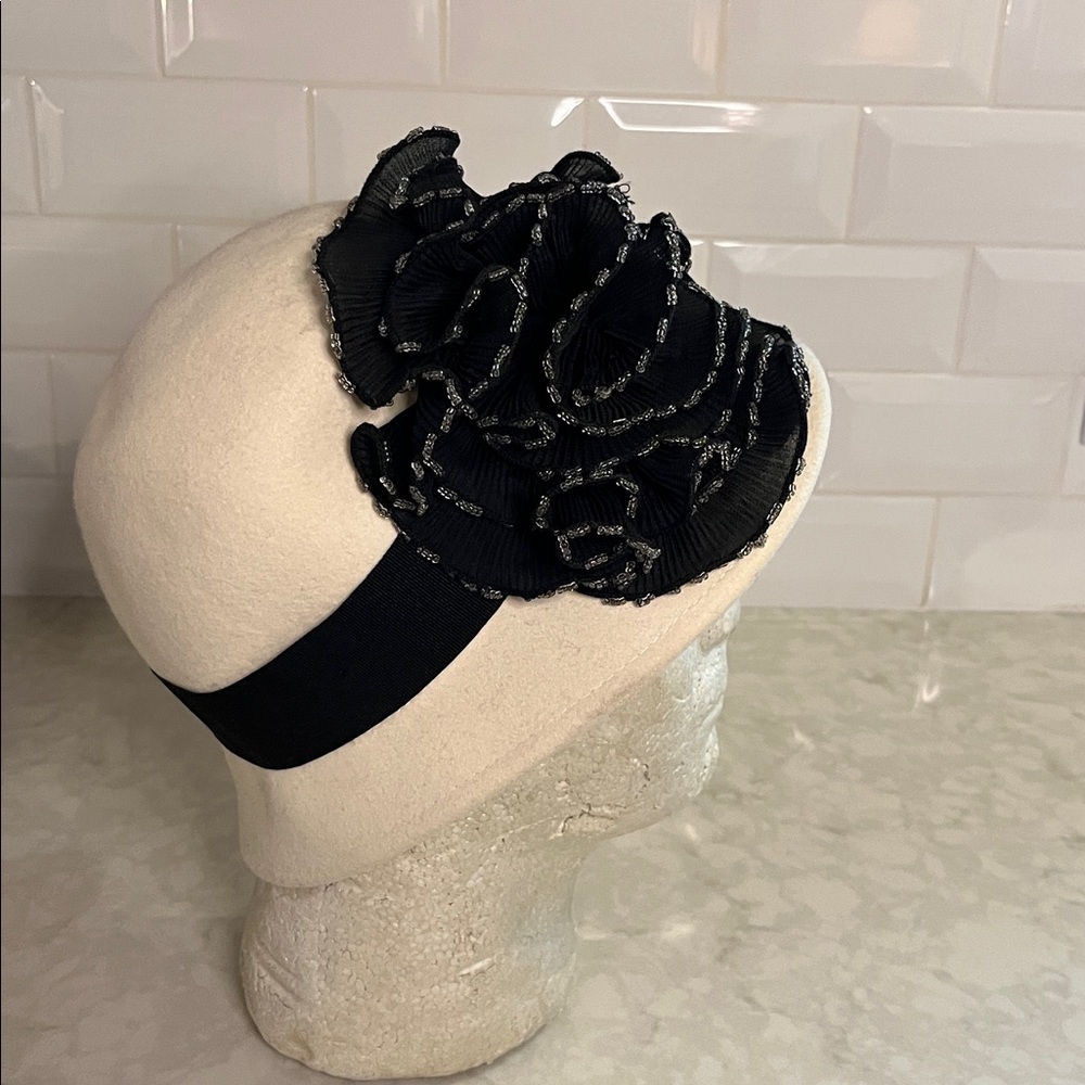 Cha Cha's House of Ill Repute Cloche wool Felt Hat Handmade in New York City